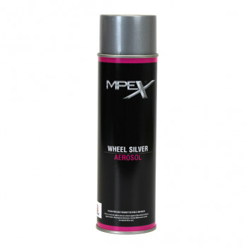 Mpex Wheel Silver Aerosol - (500Ml)