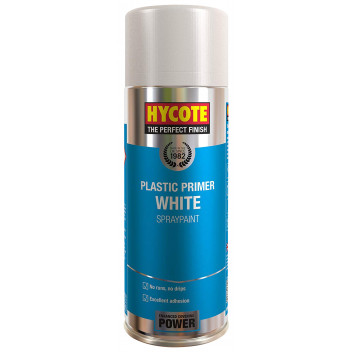Hycote White Plastic Primer - 400ml Aerosol