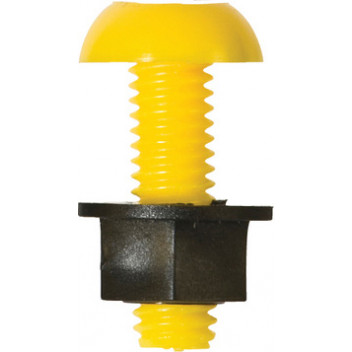 Pearl NO PLATE SCREWS & NUTS YELLOW QTY 50