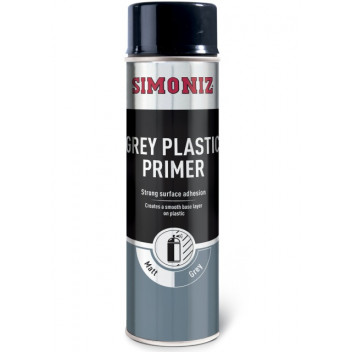 Simoniz Grey Plastic Primer - 500ml Aerosol