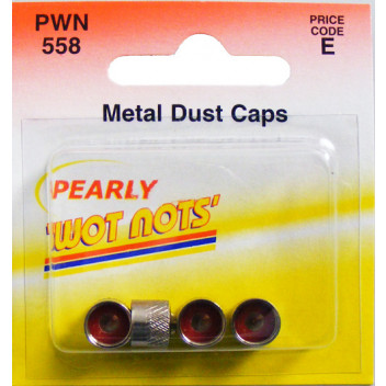 Pearl Metal Tyre Valve Dust Caps - 4 Pack