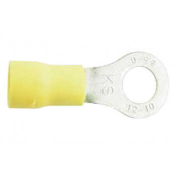 Pearl 1/4 Ring Terminals - Yellow