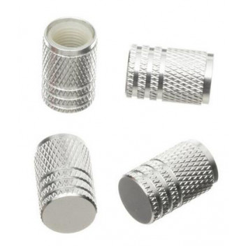 Pearl  Metal Valve Cap (Nylon Insert) x4