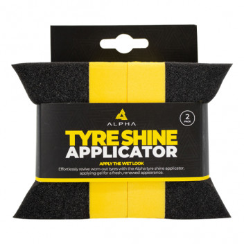 Alpha Tyre Shine Applicators Twin Pack