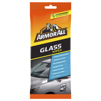 Armor All Glass Wipes - 20 Pack