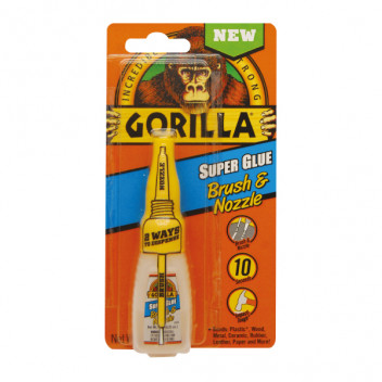 Brush and Nozzle Super Glue 12g Gorilla Glue
