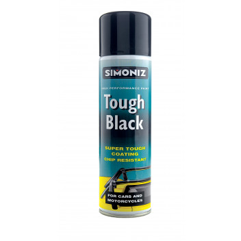 Simoniz Tough Black Gloss Paint - 500ml Aerosol