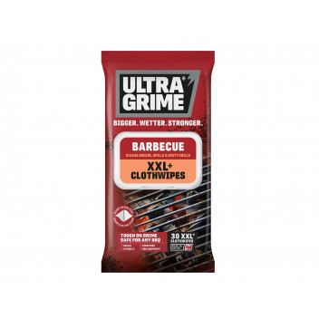 UltraGrime Life BBQ XXL+ Clothwipes 40pk