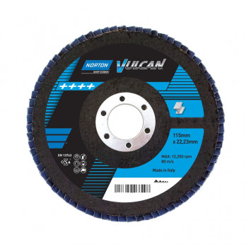 Norton Vulcan flap disc 115x22mm P120 Single