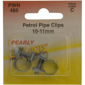 Pearl Petrol Pipe Clip - 10-11mm