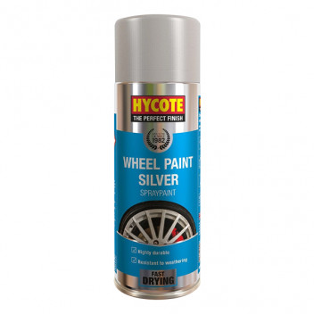 Hycote Silver Wheel Spray Paint - 400ml Aerosol