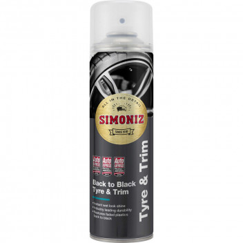 Simoniz Back to Black Tyre & Trim - 500ml Aerosol