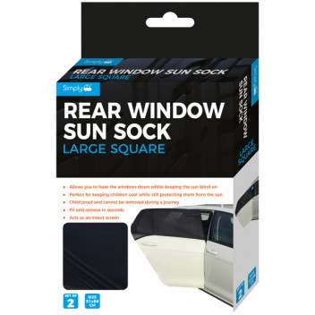 Simply Large Square Sun Sock - 2pk