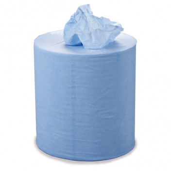 2 ply Recycled Blue Centrefeed BR 100m x 170mm (6 Pack)