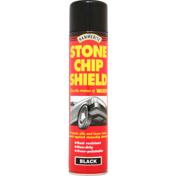 Hammerite Black Stonechip Shield - 600ml Aerosol
