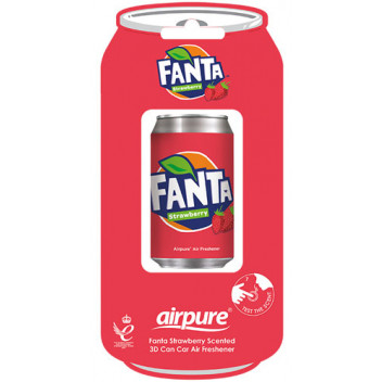 Fanta Strawberry 3D Airpure Can Car Air Freshener