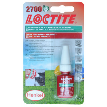 Loctite Stud N Bearing 2700 High Strength Threadlocker - 5ml