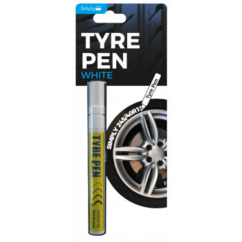 Simply Tyre Marker Pen White