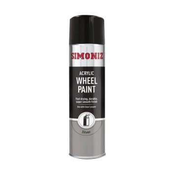 Simoniz 5 Wheel Silver Spray Paint - 500ml Aerosol