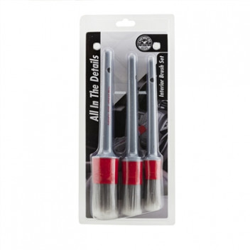 Chemical Guys All In The Details Interior Brushes 3pk