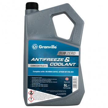 Granville Sub Zero Blue Antifreeze 5ltr