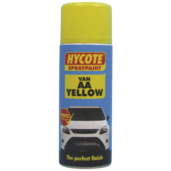 Hycote AA Van Yellow Spray Paint - 400ml Aerosol