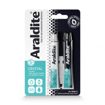 Araldite Crystal 15ml x 2 Tube
