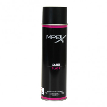 Mpex Satin Black Aerosol - (500Ml)