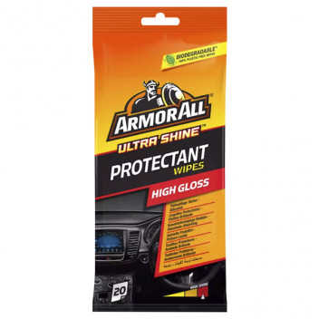 Armor All Gloss Finish Dashboard Wipes - 20 Pack