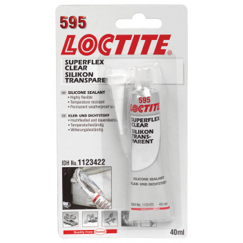 Loctite Superflex Clear Silicone Sealant - 40ml