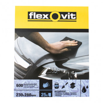 Saint Gobain 600 Grade Wet/Dry Paper - 25 Sheets