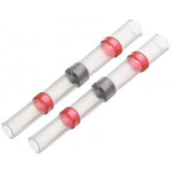 Pearl  H/Shrink Solder Sleeves Red x2