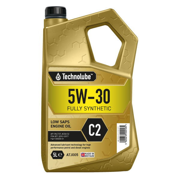 Technolube Fully Synthetic 5W-30 C2 Engine Oil - 5L image