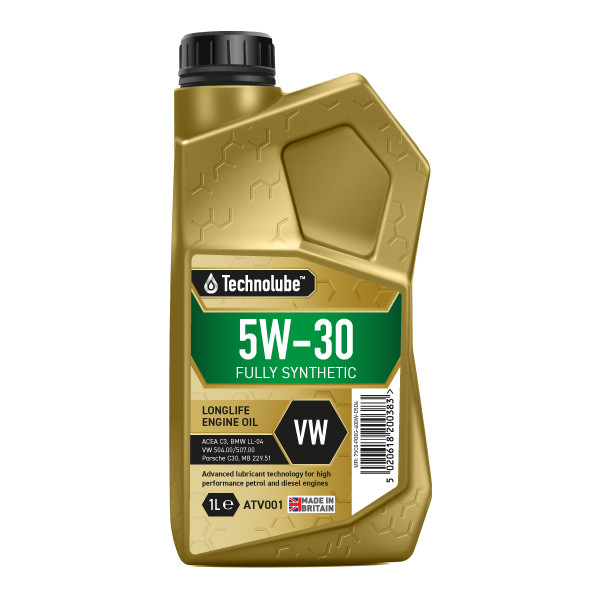 Technolube Fully Synthetic 5W-30 VW Engine Oil - 1L image