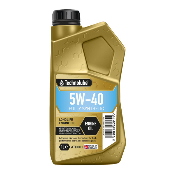 Technolube Fully Synthetic 5W-40 Engine Oil - 1L image
