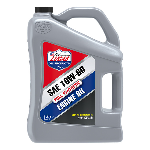Lucas Oil Synthetic 10W-60 Engine Oil /4x5/Litres image