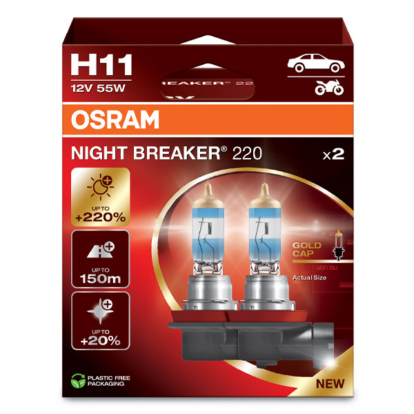 Osram H11 Nightbreaker +220 Twin Pack image