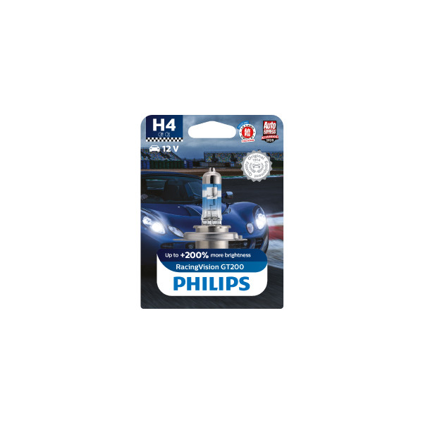 Philips H4 RacingVision GT200 Single Blister image