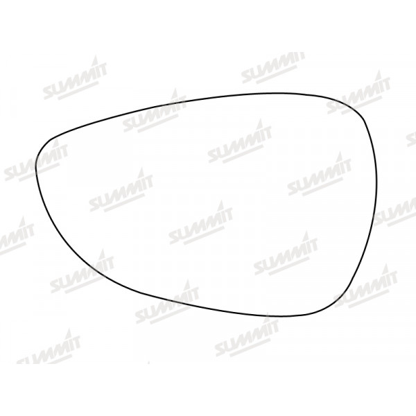 Summit Mirror Glass Ford Fiesta 09> LHS image