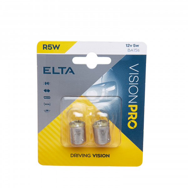 Vision Pro 12v 5w Ba15s SCC G18.5 'E' twin blister image