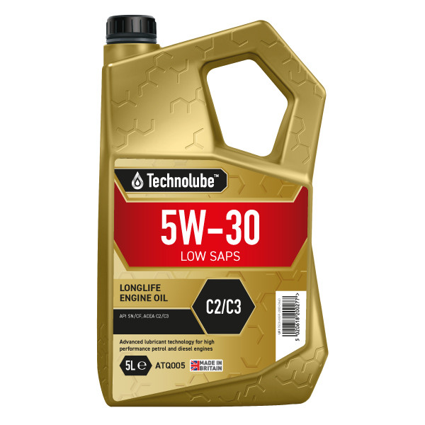 Technolube Fully Synthetic C2/C3 5W-30 Engine Oil - 5L image