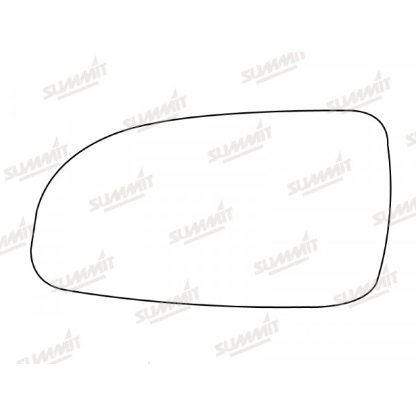 Summit SRG-909 Vauxhall Astra 04> Mirror Glass - LH image