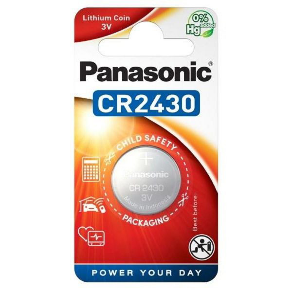Panasonic Lithium Battery CR2430 3V Single image