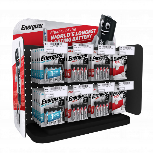 Energizer Counter Top Display with 8 Hooks (4 x 2) image