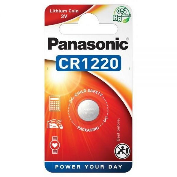 Panasonic Lithium Battery CR1220 3V Single image