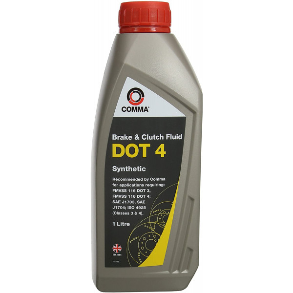 Comma Dot 4 Brake Fluid 1ltr image