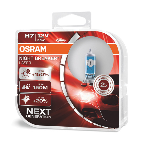 OSRAM H7 Night Breaker Laser +150 Twin image