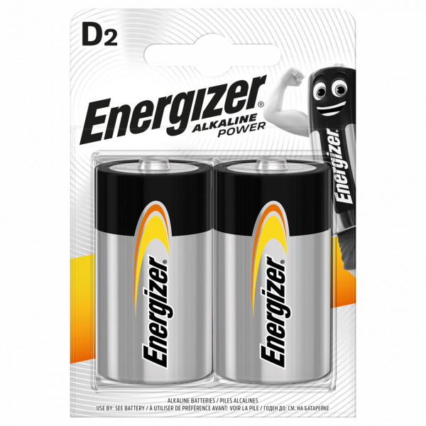 Energizer� Alkaline Power D 2pk image