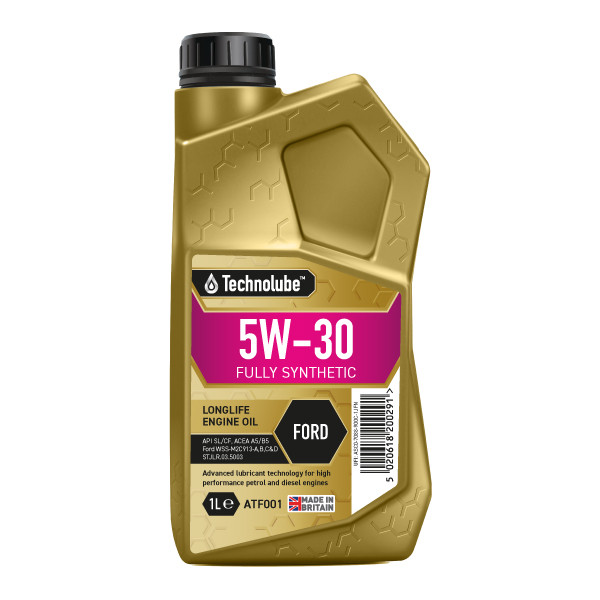 Technolube Fully Synthetic 5W-30 Ford Engine Oil - 1L image