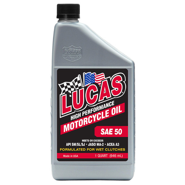 Lucas Oils 50 wt. Motorcycle Oil 946ml image